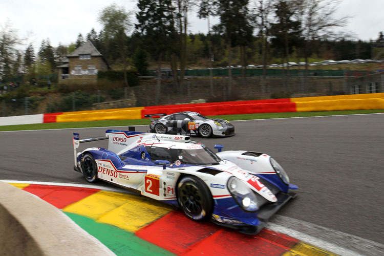 Toyota fuhr in Spa nur unter ferner liefen