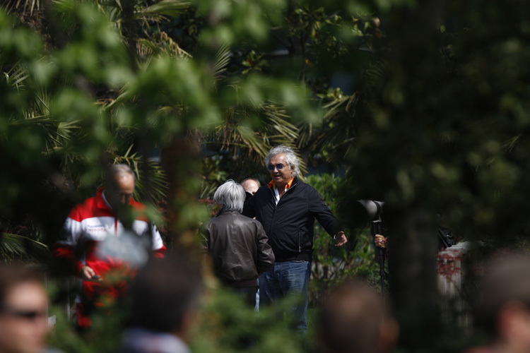 Flavio Briatore und Bernie Ecclestone