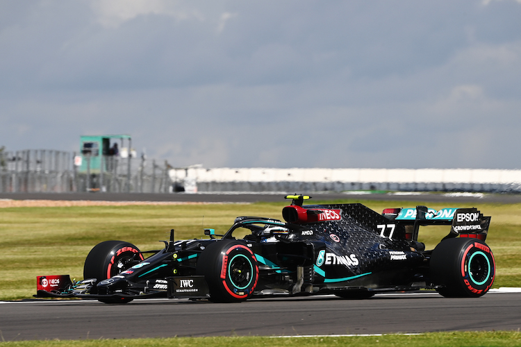 Valtteri Bottas war im dritten freien Training in Silverstone der Schnellste