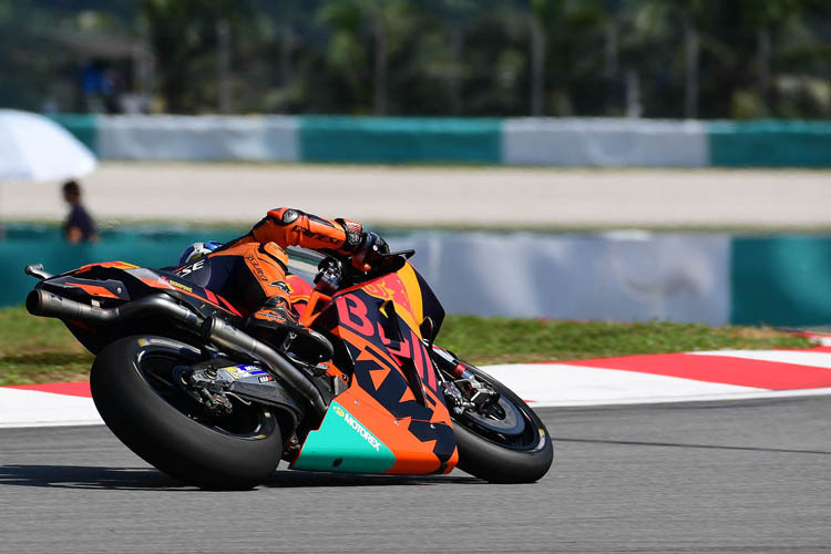 Pol Espargaró in Sepang auf der KTM