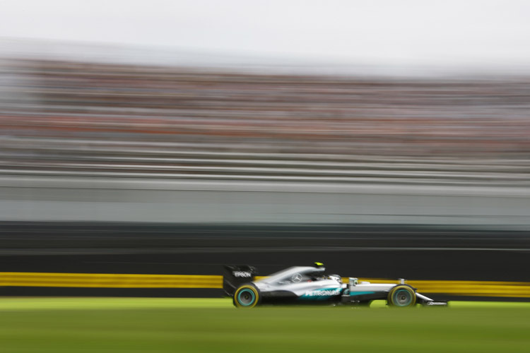 Nico Rosberg war auch am Nachmittag der schnellste Mann auf der Piste