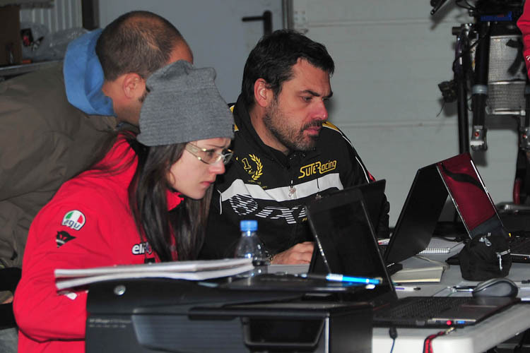 Alex Giussani beim Test in Almeria im November 2013