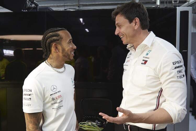 Lewis Hamilton und Toto Wolff