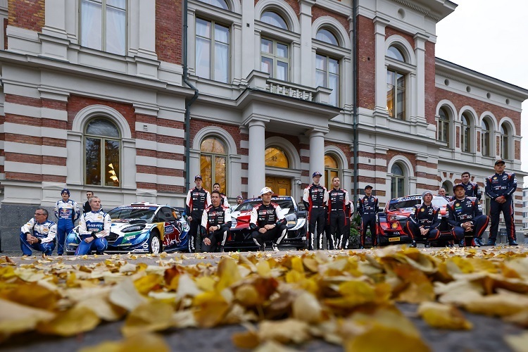 Die WRC-Teams für Finnland
