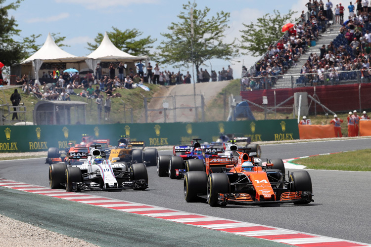 Fernando Alonso konnte in Spanien-Qualifying auch dank neuer Teile glänzen – im Rennen lief es dann nicht mehr so gut
