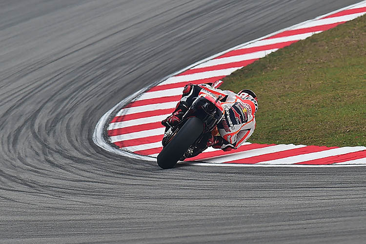 Marc Márquez auf der Honda RC213V in Sepang