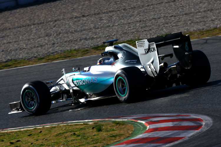 Lewis Hamilton lässt Mercedes glänzen
