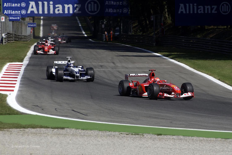 Der schnellste Grand Prix: Michael Schumacher führt in Monza 2003