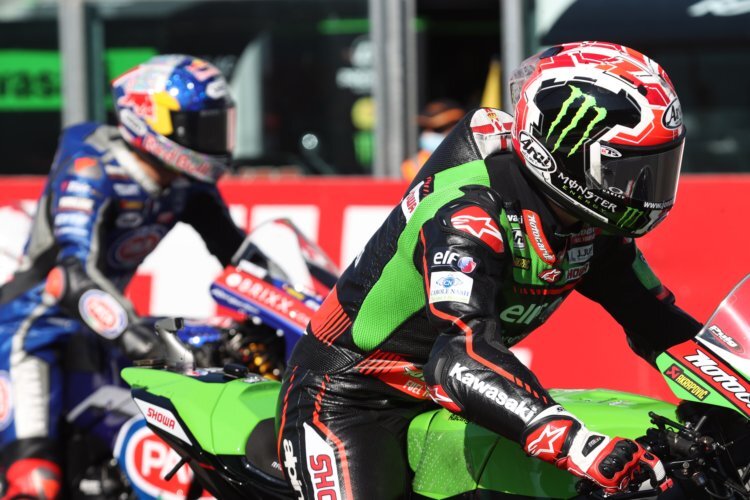 Der Sieg im Superpole-Race wurde Jonathan Rea zugesprochen