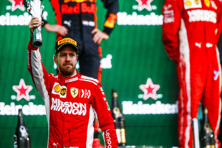 Sebastian Vettel war die Enttäuschung über die WM-Niederlage anzusehen