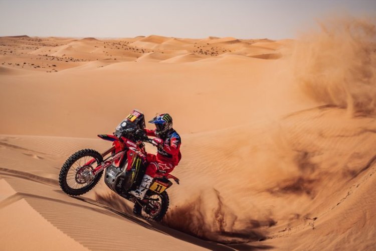 Nacho Cornejo (Honda) gewann Etappe 12 der Dakar 2023