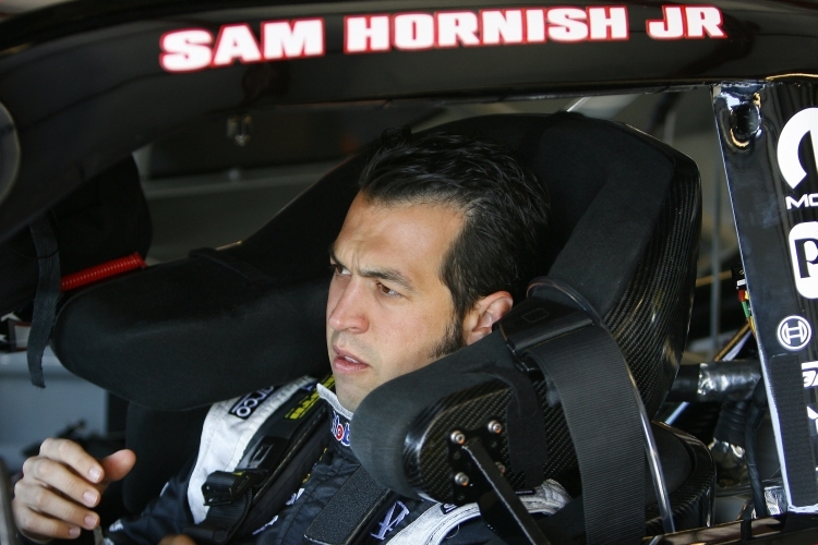 Sam Hornish jr. stellte seinen Penske-Dodge auf Rang 3