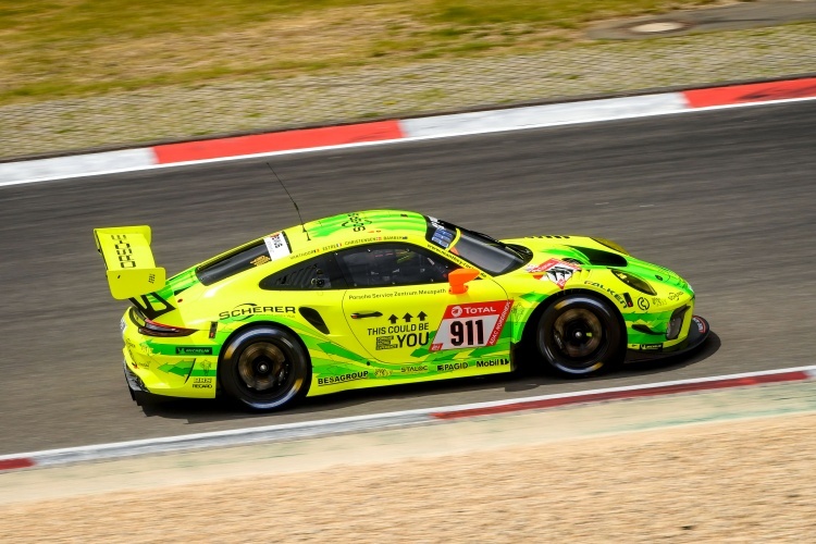 Bestzeit in Q2 am Nürburgring für den Porsche 911 GT3 R von Manthey-Racing