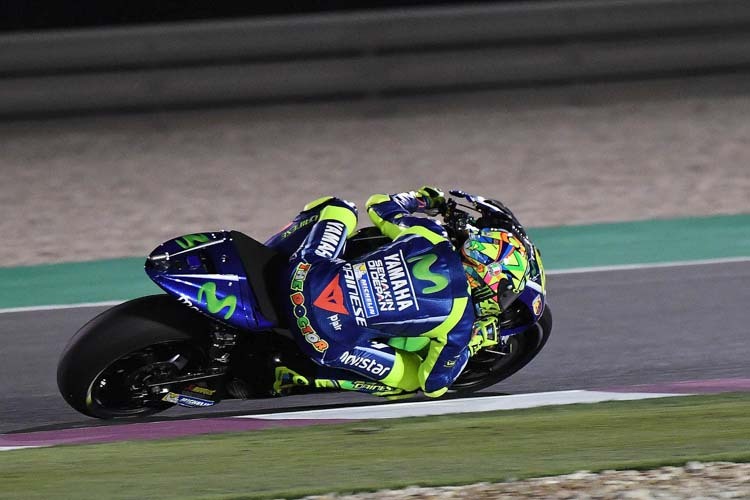  Valentino Rossi ist der älteste Fahrer im MotoGP-Feld