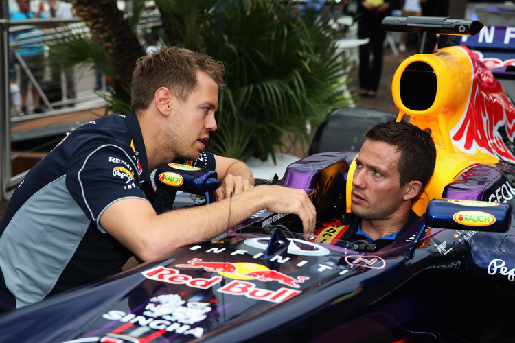 Sebastian Vettel und Sébastien Ogier