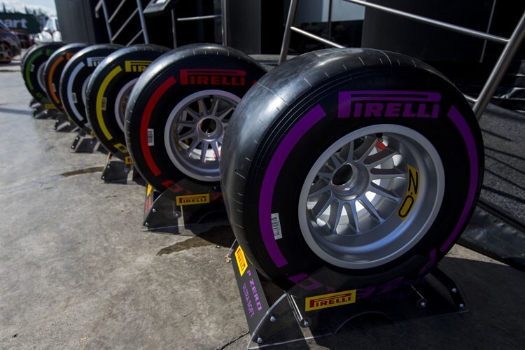 Die Reifentypen von Pirelli für die Formel 1