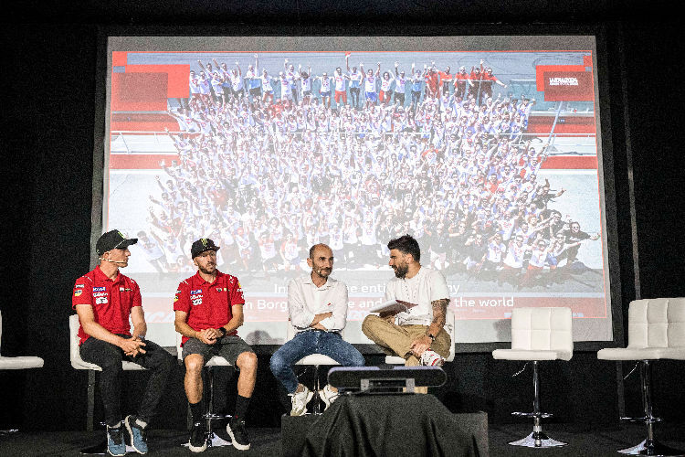 Die Pressekonferenz vor der «World Ducati Week»