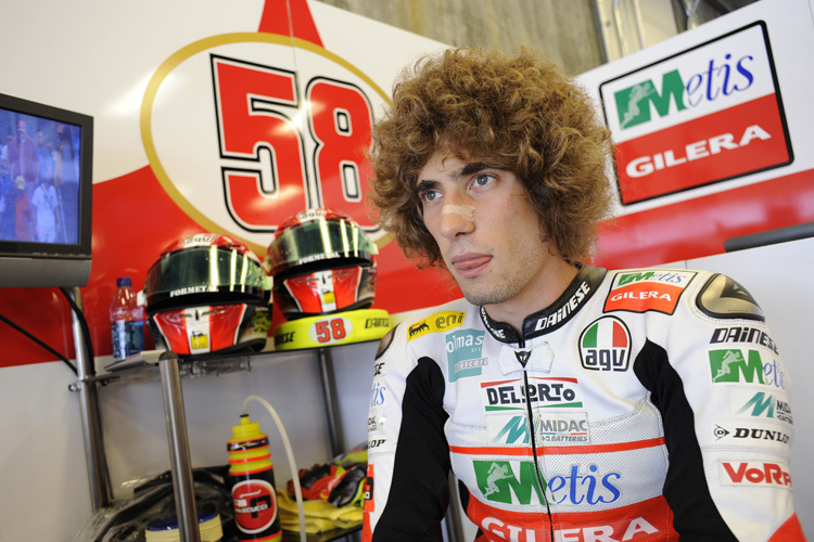 Marco Simoncelli: Erstaunliche Rundenzeiten.