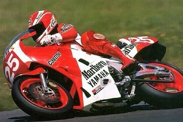 Mick Doohan mit der Yamaha FZR750 in Oran Park