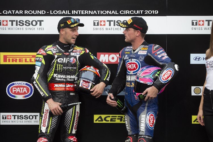 Jonathan Rea und Alex Lowes