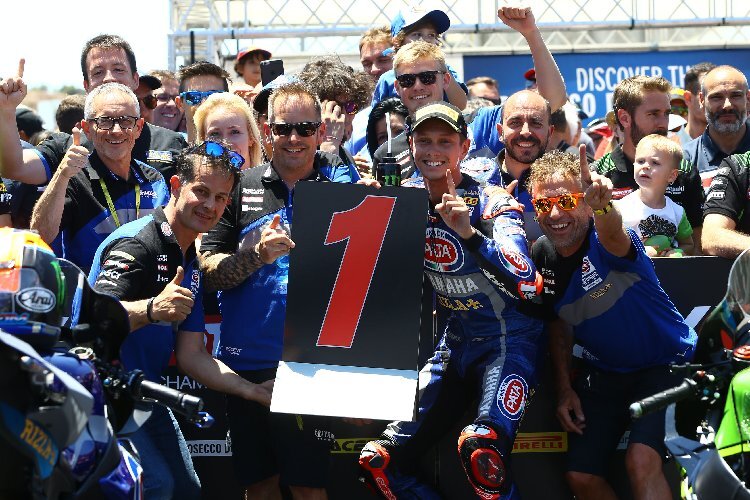 Michael van der Mark: Erster Saisonsieg für Yamaha!
