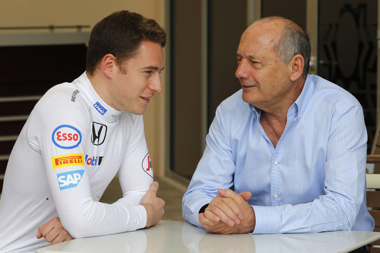 Stoffel Vandoorne mit Ron Dennis