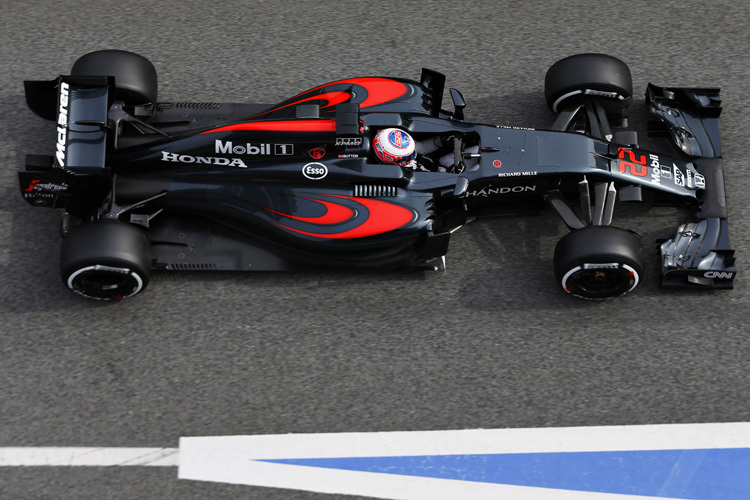 Jenson Button im McLaren-Honda