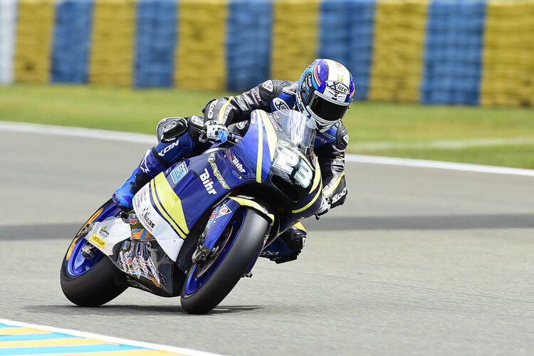 Marcel Schrötter auf der Mistral 610 beim GP in Le Mans 2015