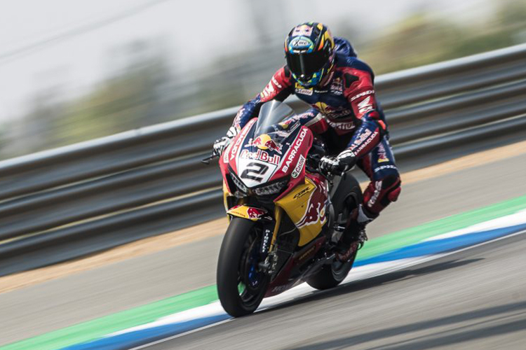 Leon Camier auf dem Chang Circuit in Buriram