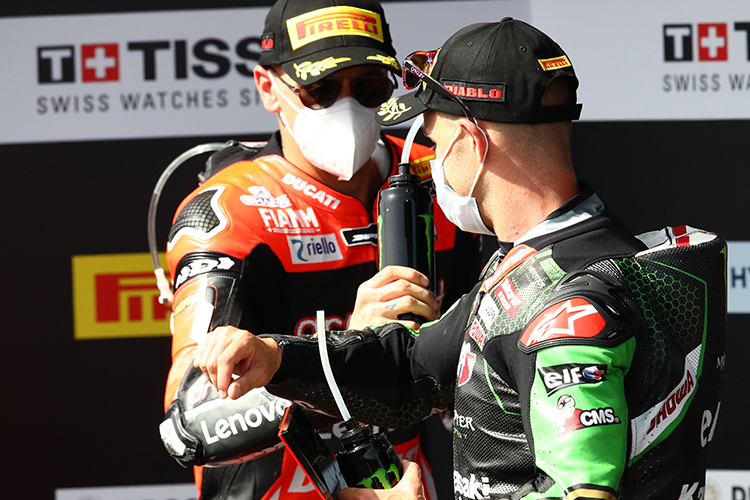 Die SBK-Protagonisten 2020: Scott Redding (li.) und Johnny Rea