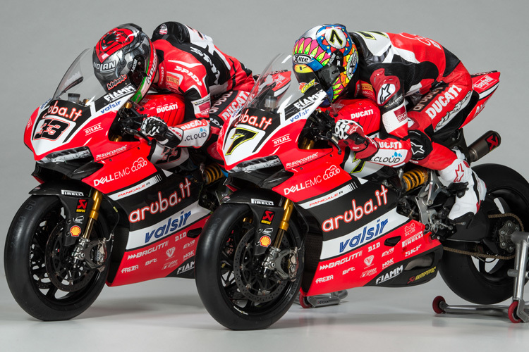 Marco Melandri (li.) und Chaz Davies