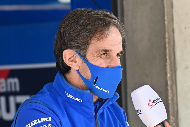 Davide Brivio ist zufrieden mit seiner Suzuki-Truppe