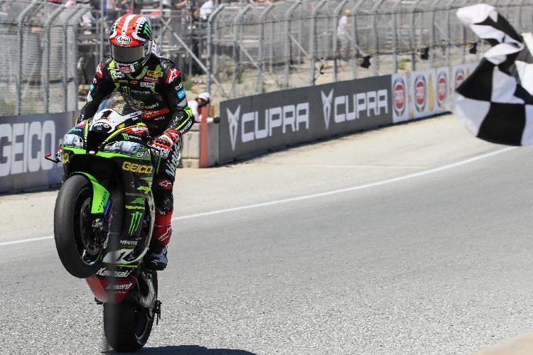 Jonathan Rea gewann die meisten Superbike-Rennen in Laguna Seca