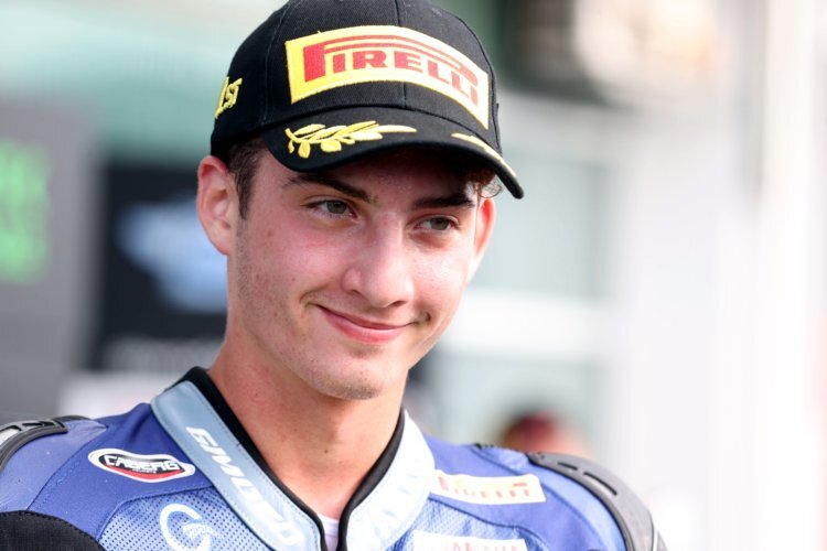 Superbike-Rookie Luca Bernardi ist bald einsatzbereit