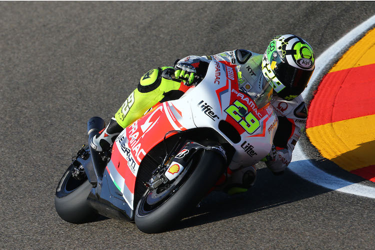 Für Andrea Iannone war der Rennsonntag in Aragón schnell beendet