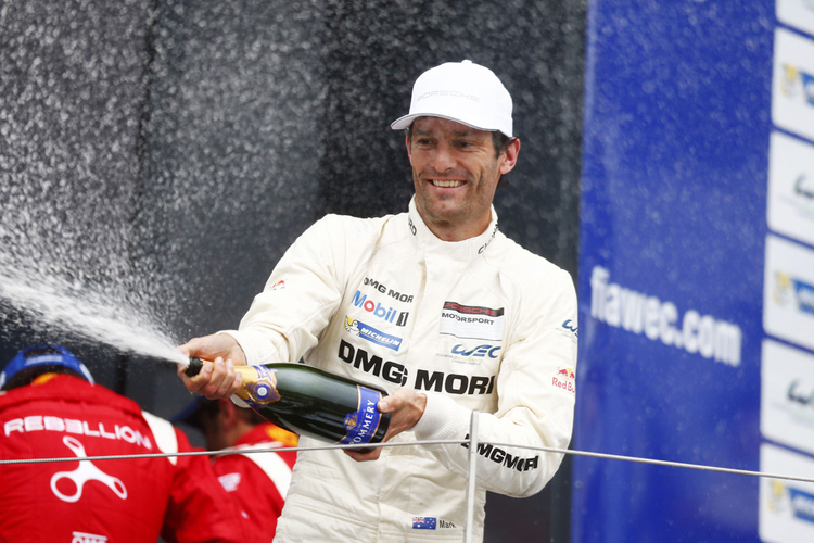Mark Webber landete in Silverstone auf dem Podium