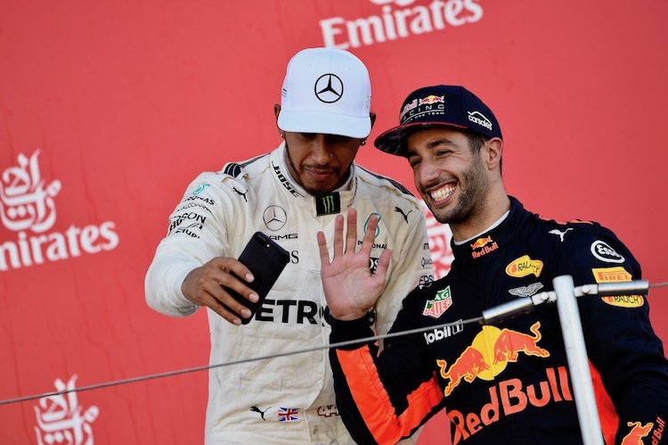 Lewis Hamilton und Daniel Ricciardo würden gute Teamkollegen abgeben – davon ist zumindest Toto Wolff überzeugt