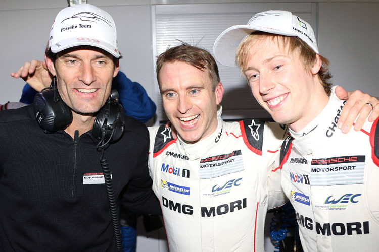 Spa-Polesetter Webber, Bernhard und Hartley