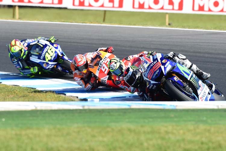 Wird Marc Márquez den Titelkampf zwischen Rossi und Lorenzo entscheidend beeinflussen?