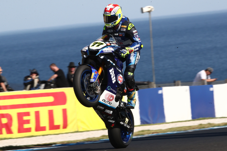 Domi Aegerter in Phillip Island