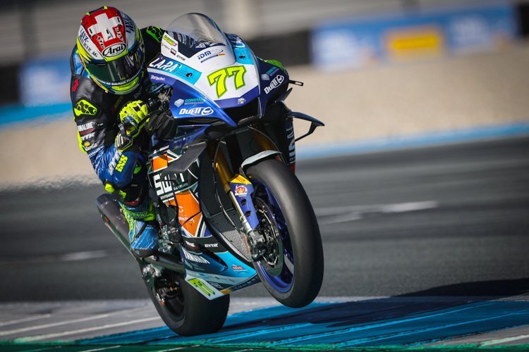 Dominique Aegerter in Assen auf der IDM-Yamaha