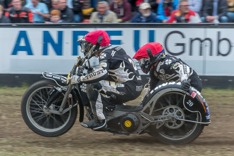 2019 In Lüdinghausen saß Benjamin Maier bei Florian Kreuzmayr im Beiwagen