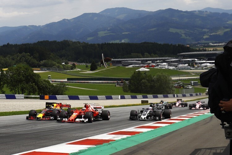 Formel-1-Sport in einmaliger Kulisse: Action am Red Bull Ring