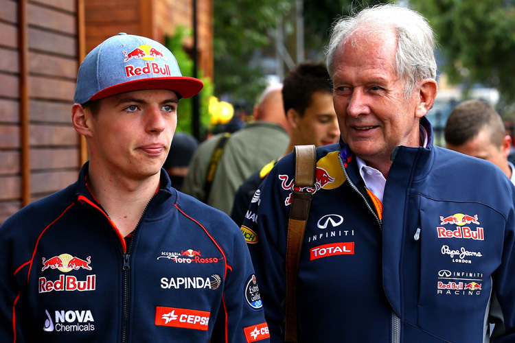 Red Bull-Motorsportberater Dr. Helmut Marko ist stolz auf seinen Schützling Max Verstappen