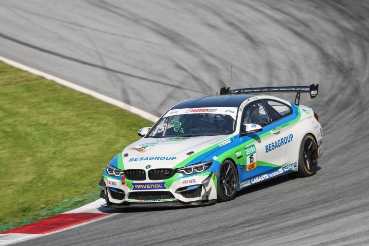 Pole-Position am Red Bull Ring für den BMW M4 GT4 vom MRS Besagroup Racing Team