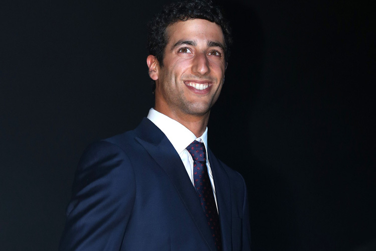 Red Bull Racing-Star Daniel Ricciardo war in diesem Jahr auch auf dem Laufsteg unterwegs