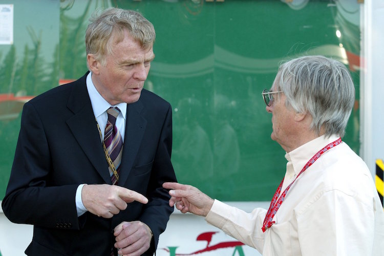 Max Mosley und Bernie Ecclestone