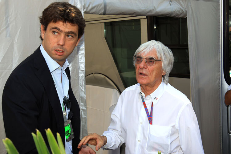 Andrea Agnelli mit Bernie Ecclestone