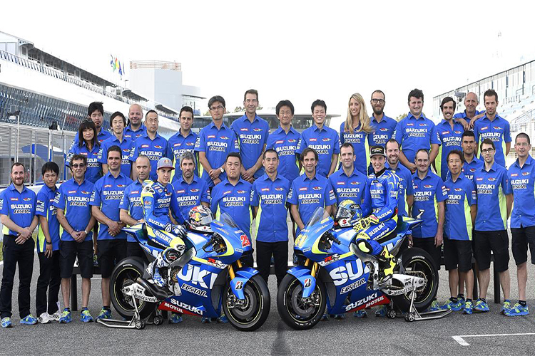 Das Team Suzuki Ecstar