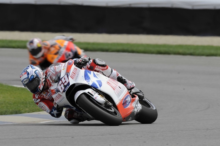 Nicky Hayden in Indy: Platz 3 war ein Erfolg